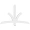 Ekena Millwork Davenport Architectural Grade PVC Gable Bracket, 60"W x 40"H x 2"D x 4"F, 16/12 Pitch GBP060X40X0204DAV00 - alternate 3